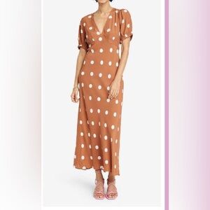 Polka Dot Maxi Dress